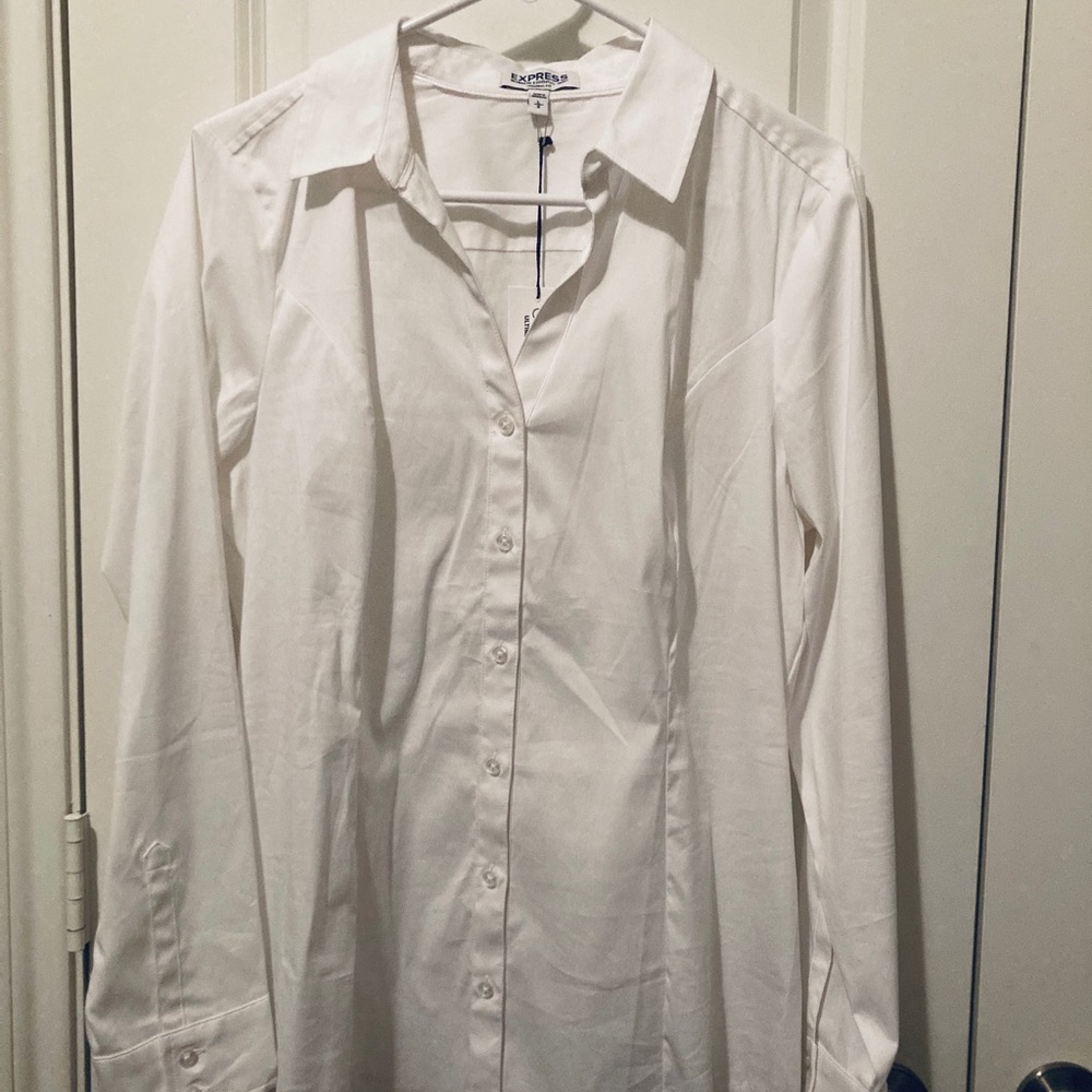 Express Button Down Long Sleeve Shirt Sz. L